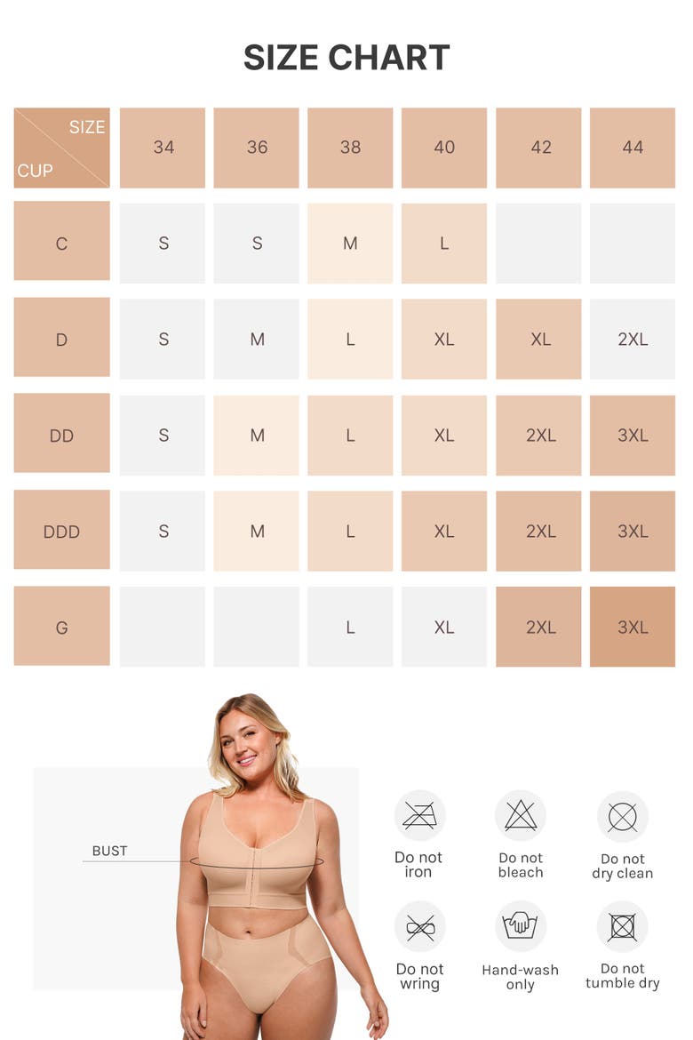 AirSlim® Unlined Wireless Back Support Bra, Alternate, color, Mauve Brown