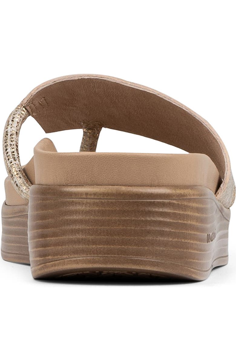 Donald Pliner Fifi Platform Wedge Flip Flop, Alternate, color, Camel