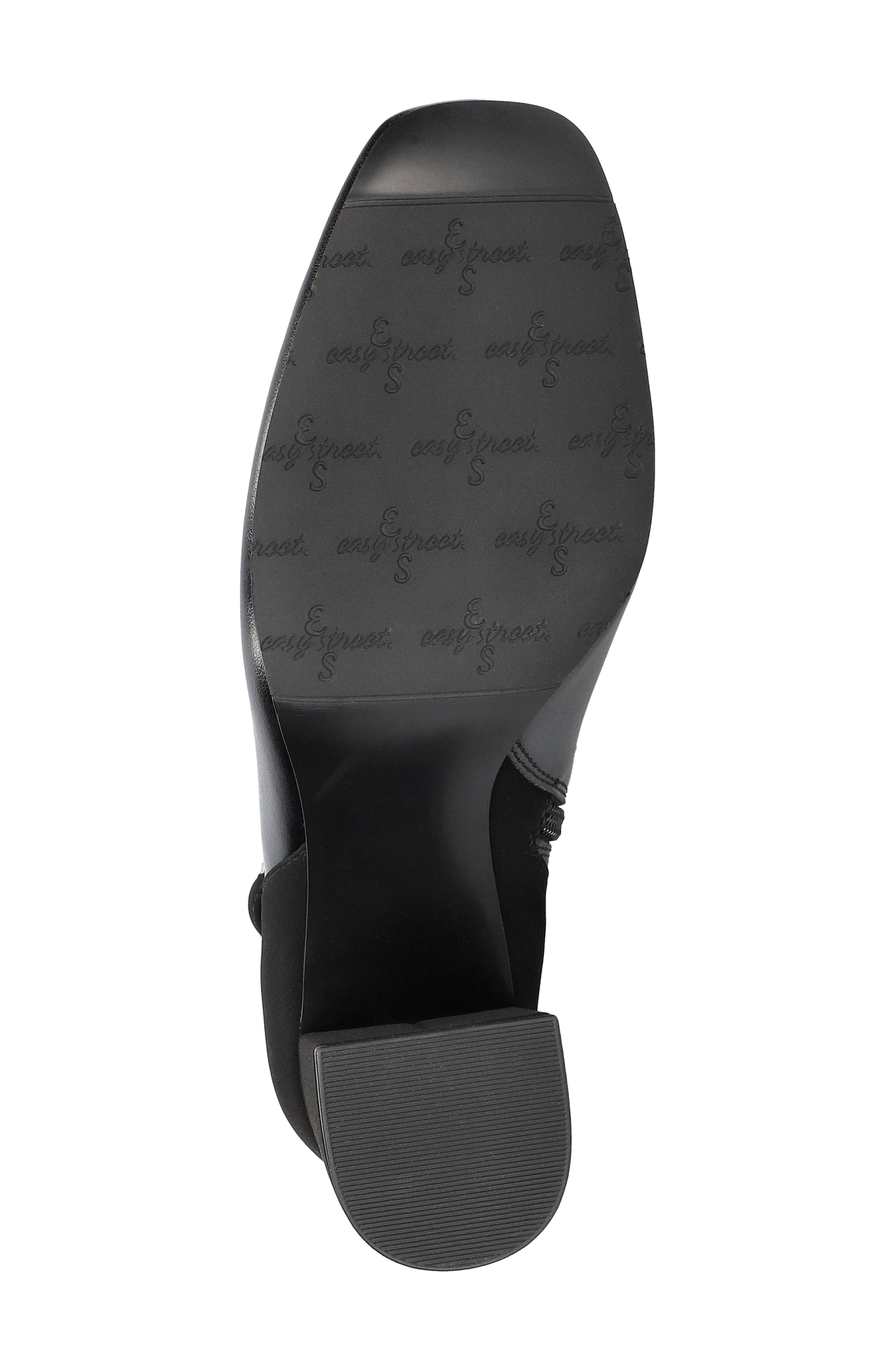 EASY STREET Winnipeg Block Heel Bootie, Alternate, color, Black/ Lamy