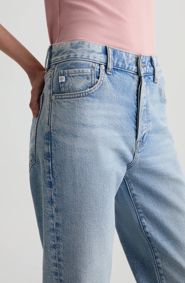 AG Sydney High Waist Relaxed Straight Leg Jeans, Alternate, color, Highway 29