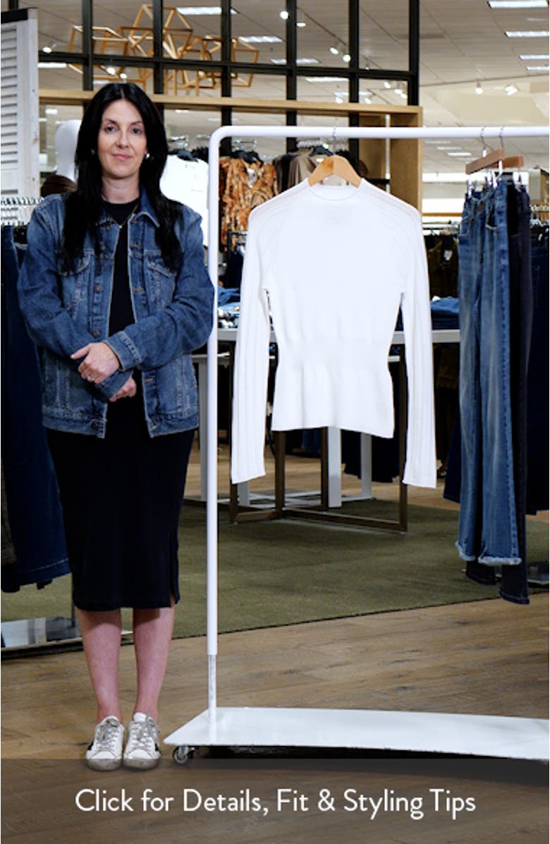 Funnel Neck Knit Top, sales video thumbnail