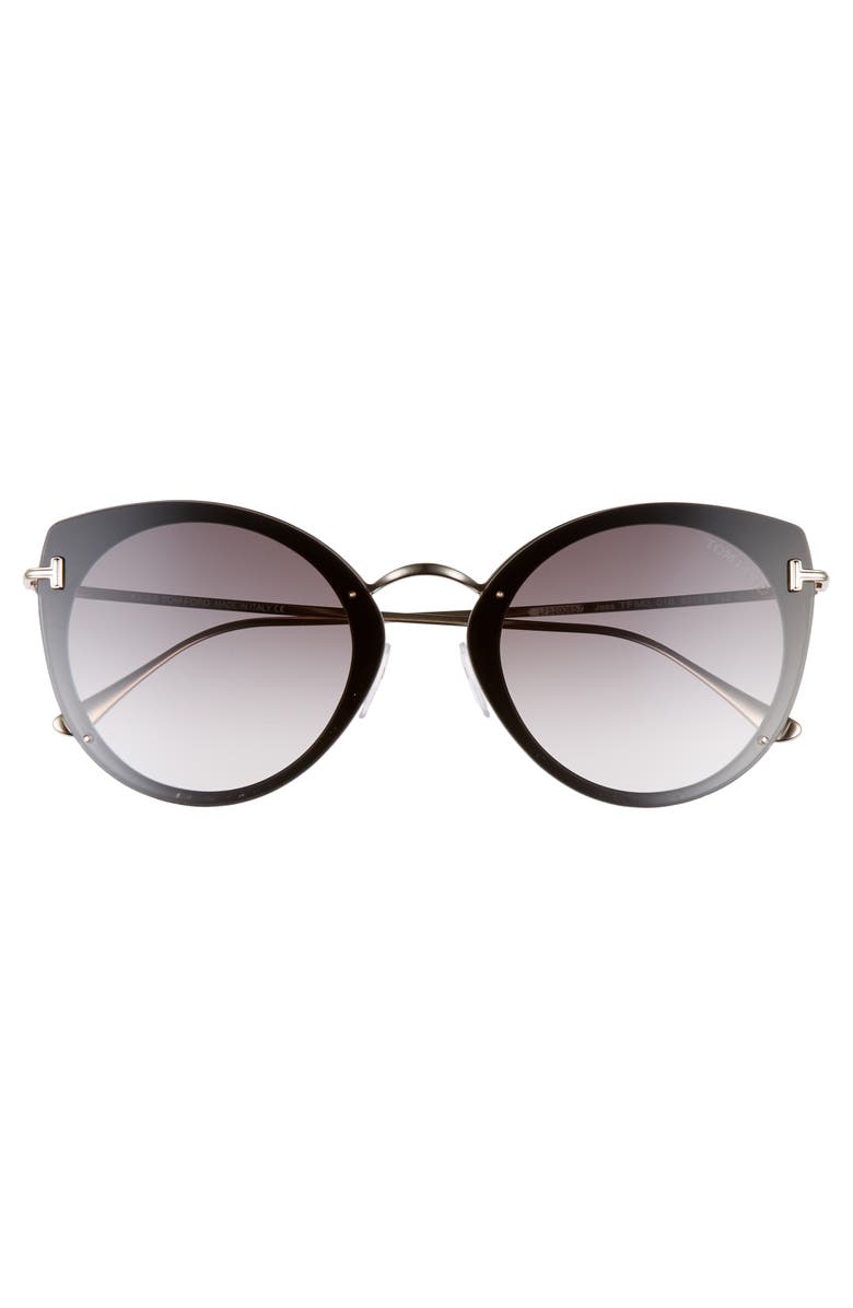 TOM FORD 63mm Cat Eye Sunglasses, Alternate, color,
