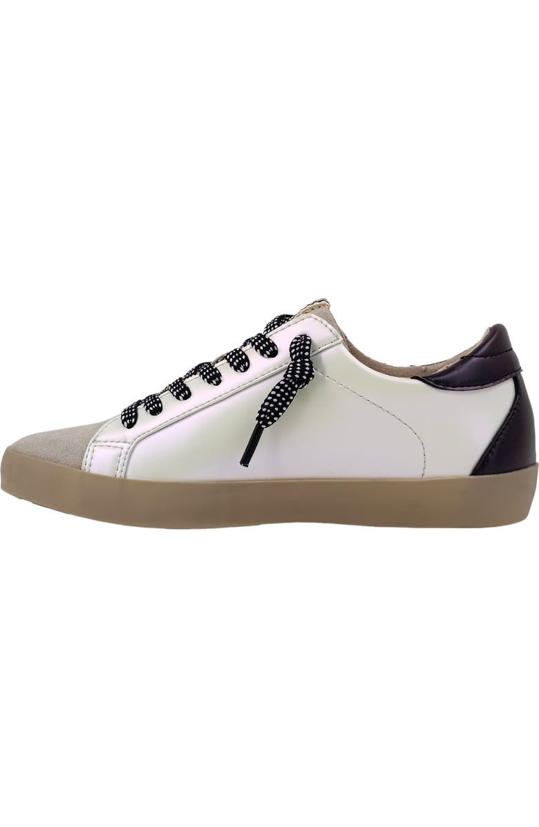 SHUSHOP Kids' Mia Sneaker, Alternate, color, Metallic White