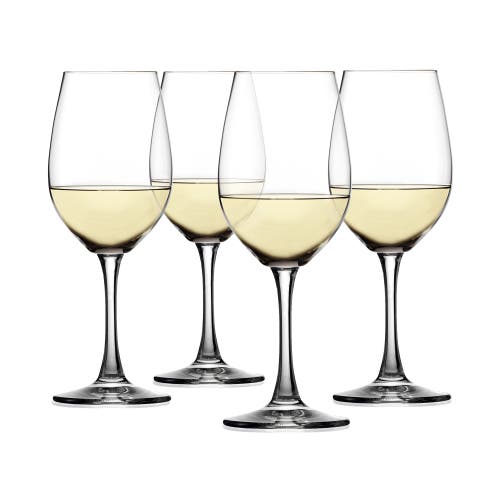 SPIEGELAU Wine Lovers White Wine Glass Set of 4 in Clear 