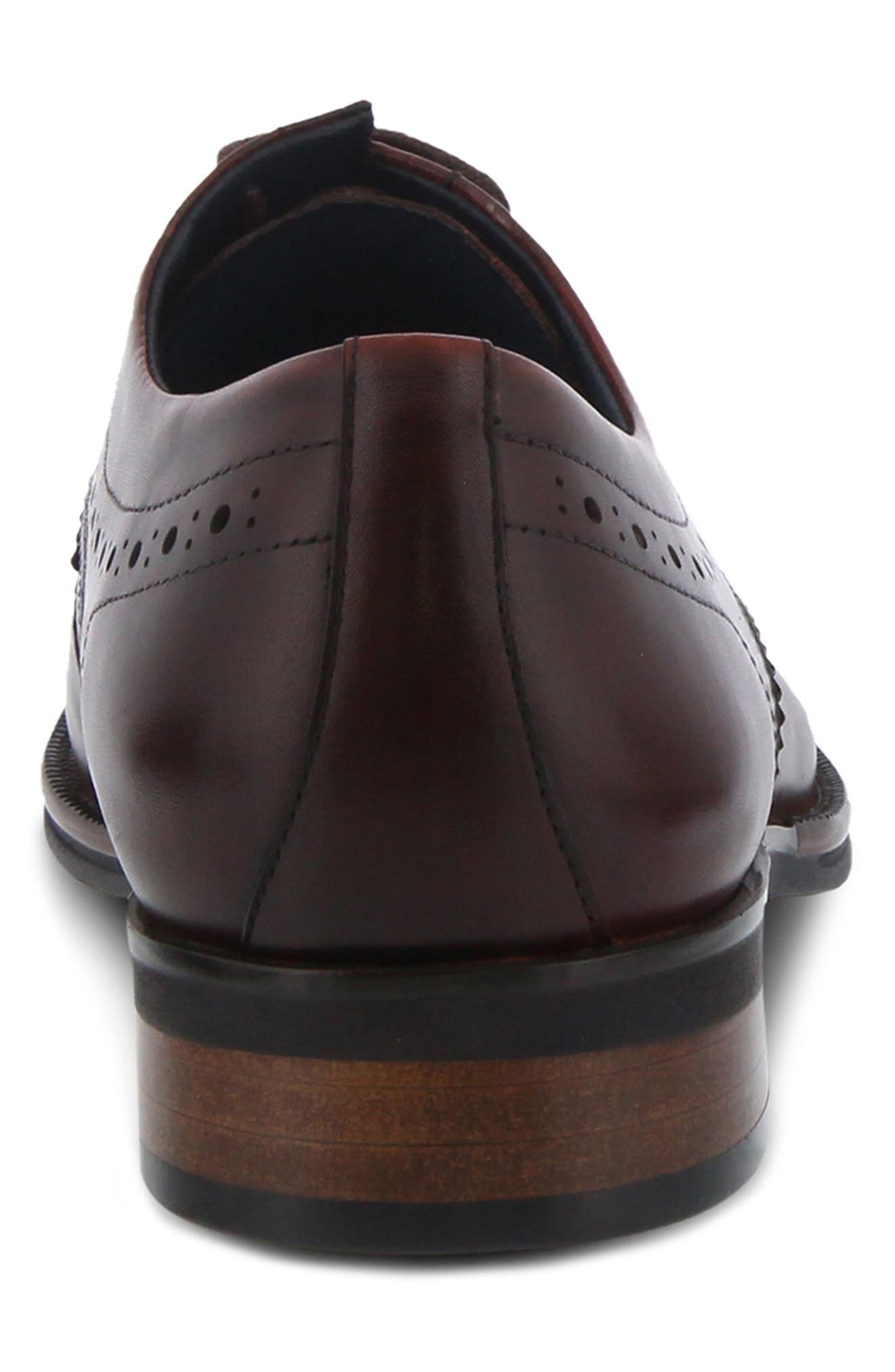 Spring Step Charlie Leather Derby, Alternate, color, Cabernet