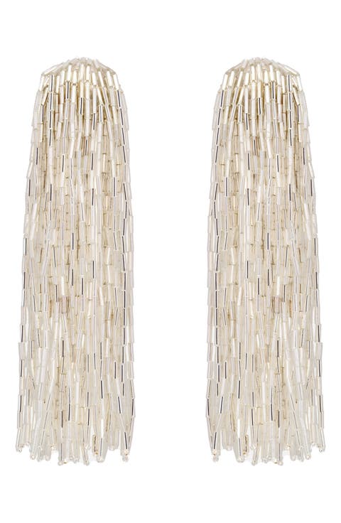 Cascade Tassel Drop Earrings