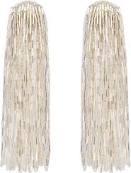 Oscar de la Renta Cascade Tassel Drop Earrings