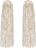 Oscar de la Renta Cascade Tassel Drop Earrings