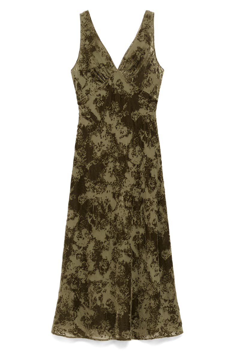 Floral Burnout Sleeveless Maxi Dress, Main, color, PASTEL GREEN