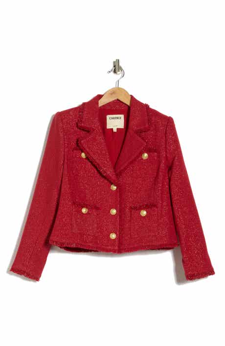 L'AGENCE Sylvia Metallic Blazer