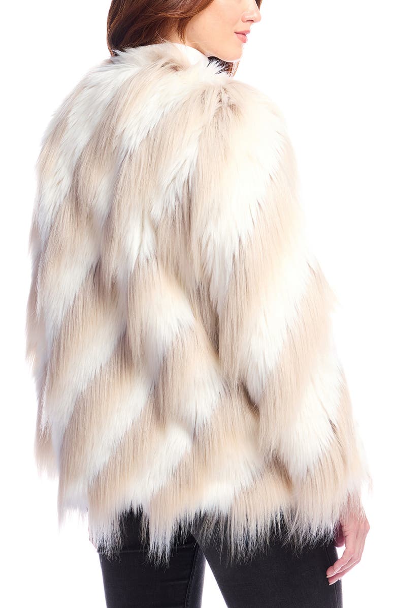 DONNA SALYERS FABULOUS FURS Simply Biased Faux Fur Jacket, Alternate, color,
