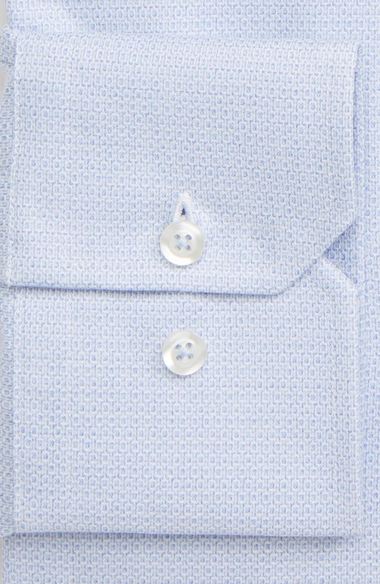 David Donahue Trim Fit Geometric Dress Shirt, Alternate, color,