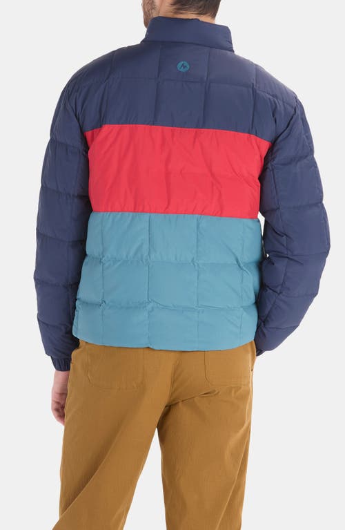 Marmot Ares Packable Recycled Nylon 700 Fill Power Down Puffer Jacket In Multi