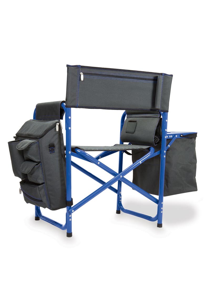 Picnic Time Fusion Backpack Chair with Cooler, Alternate, color, BLUE