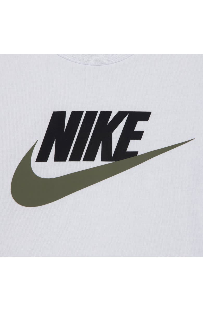 Nike Kids' Sportswear Club T-Shirt, Joggers & Vest Set, Alternate, color, Black/ White