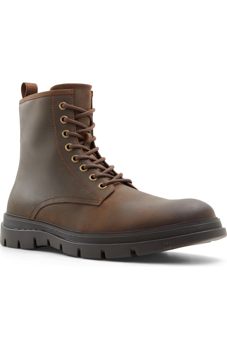 ALDO Graveldiver Waterproof Combat Boot, Main, color,