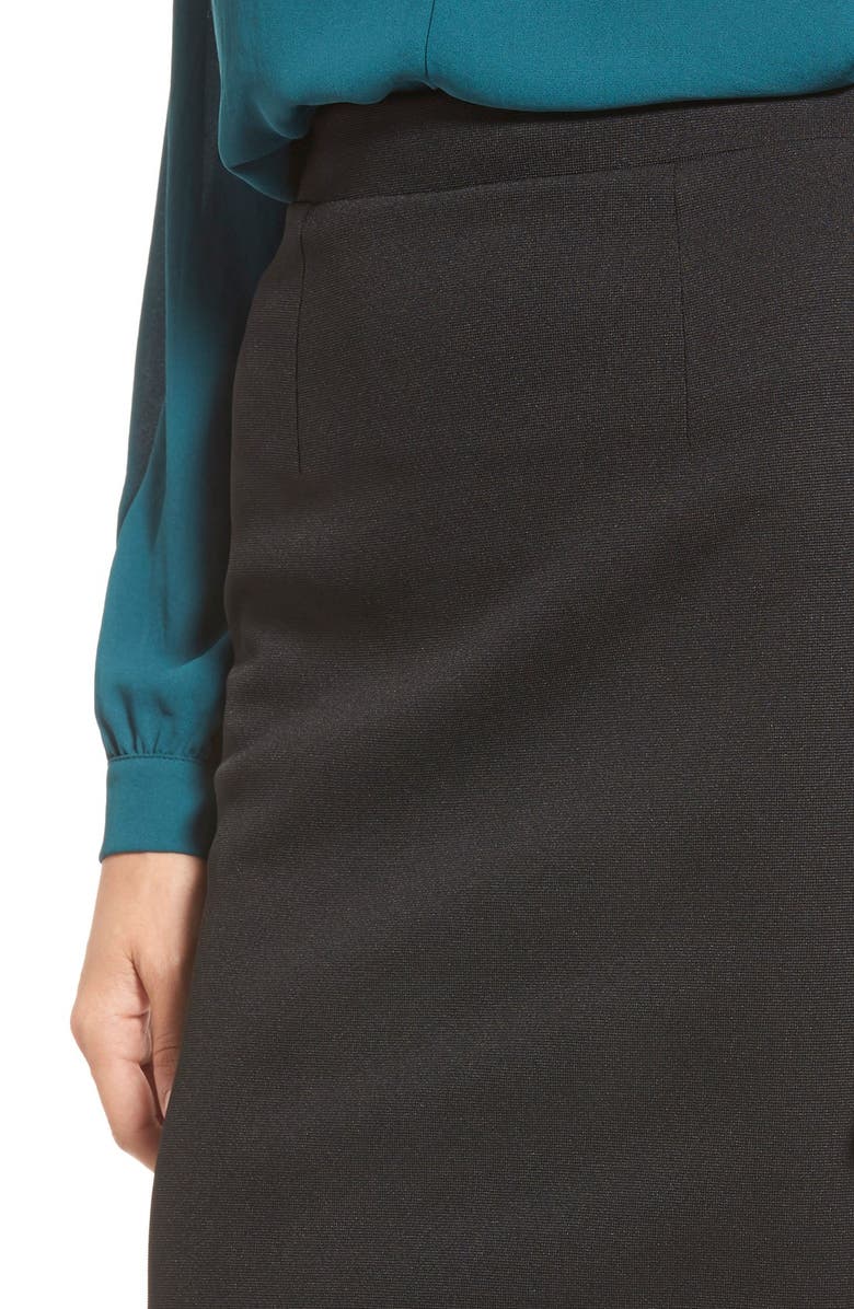 Halogen<sup>®</sup> Zip Back Knit Pencil Skirt, Alternate, color, 