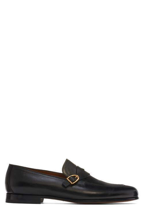 Tom Ford Gigi Twisted Buckle Band Loafer In Black
