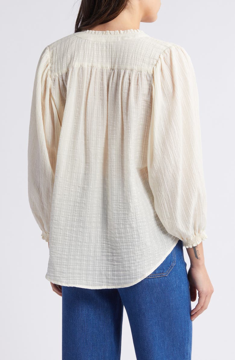 SESSÙN Amalia Stripe Jacquard Button-Up Shirt, Alternate, color, 