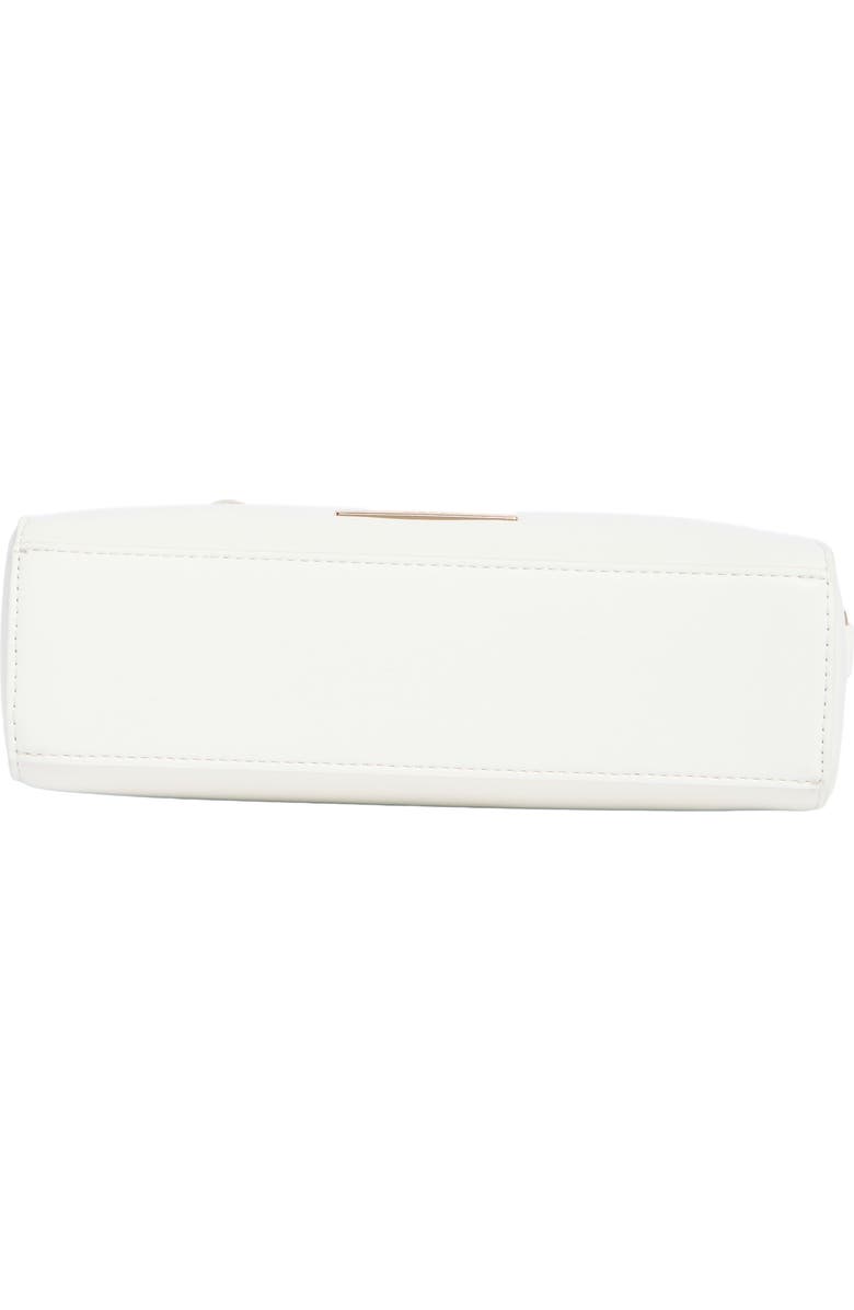 ALDO Genfoot Beaded Handle Crossbody Bag, Alternate, color, White