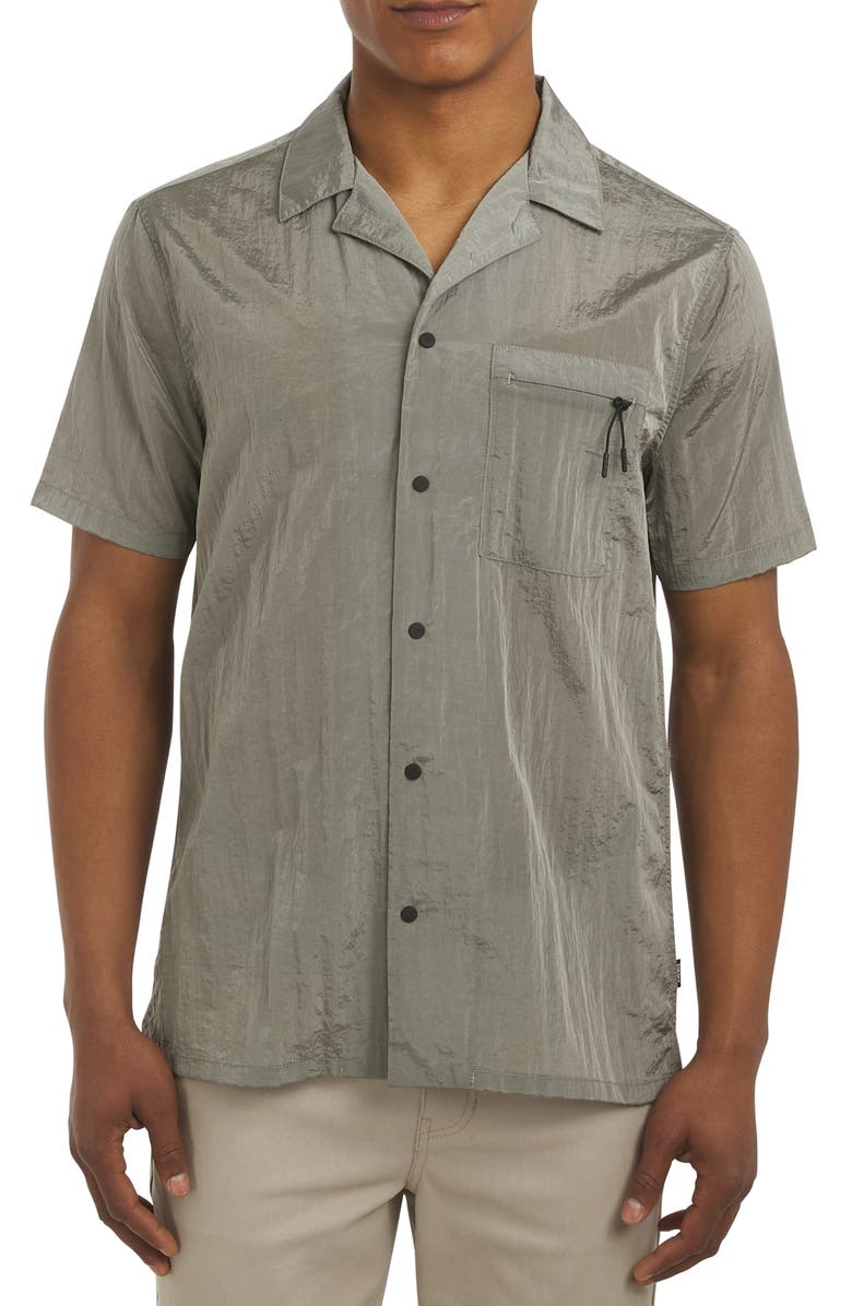 DKNY SPORTSWEAR Remi Camp Shirt, Main, color, Sidewalk