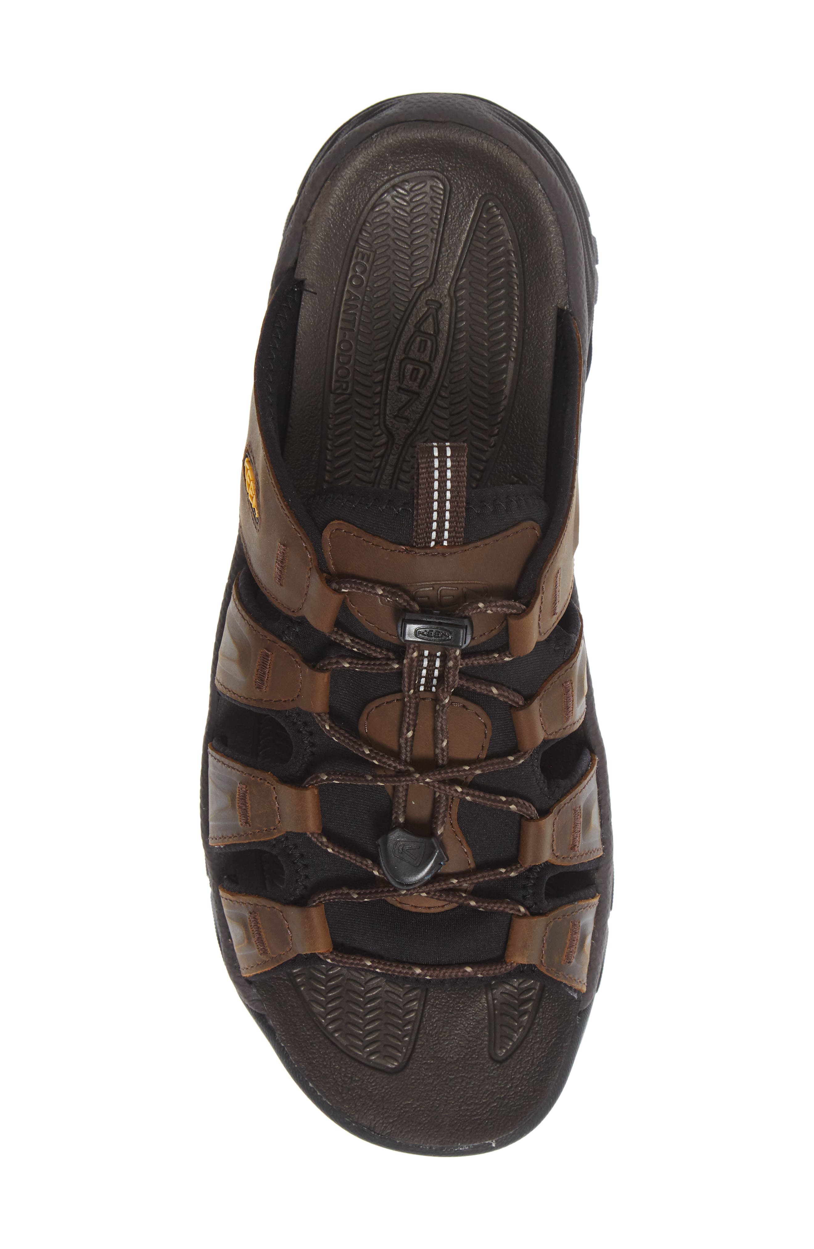Targhee III Slide Sandal, Alternate, color, BISON/ MULCH