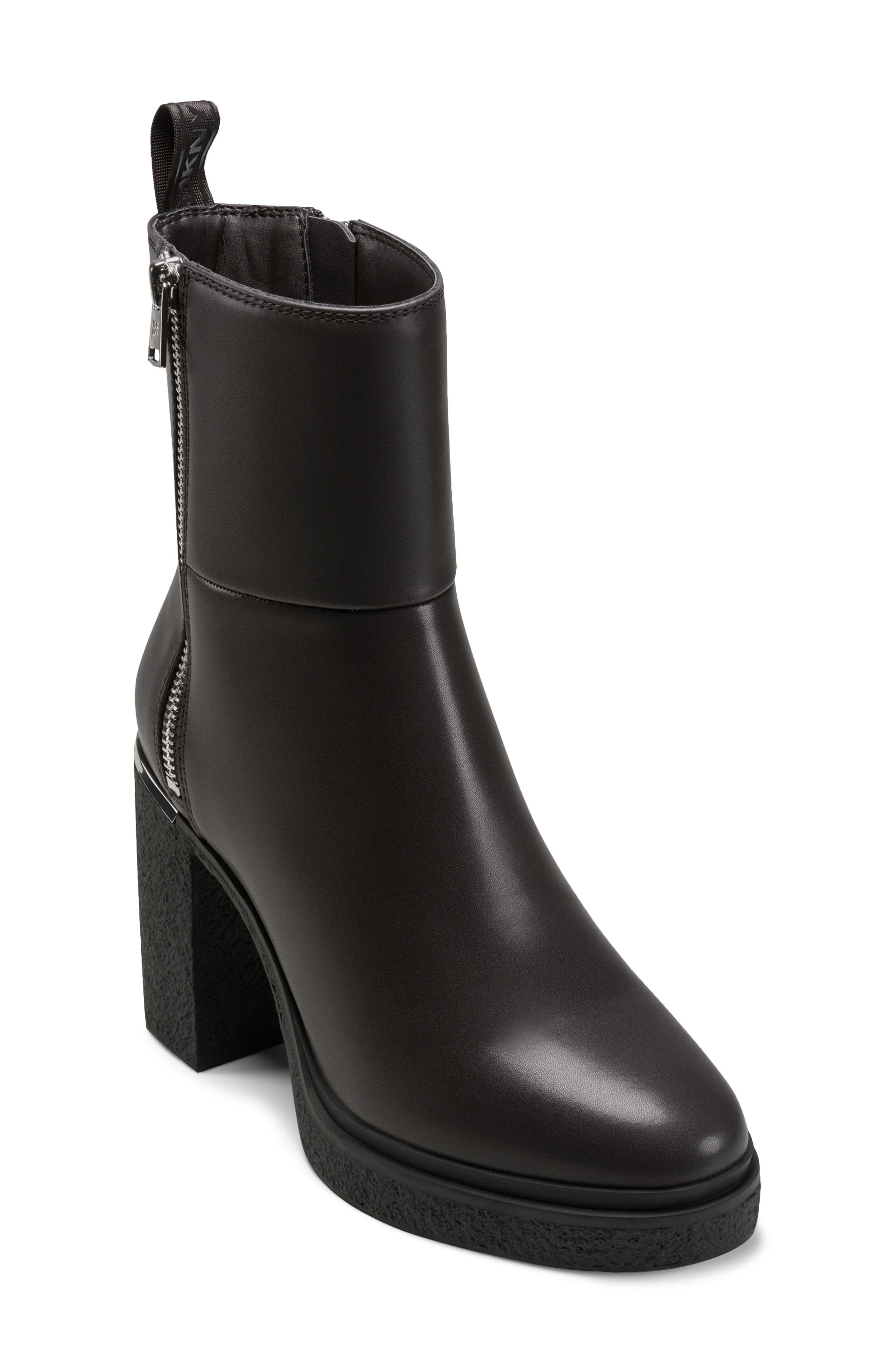 DKNY Talley Platform Bootie, Main, color, Brown