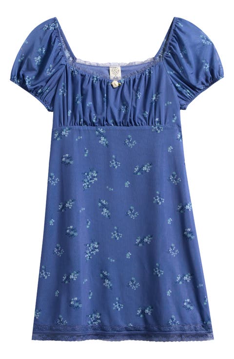 Kids' Puff Sleeve Dress Dress (Big Kid)