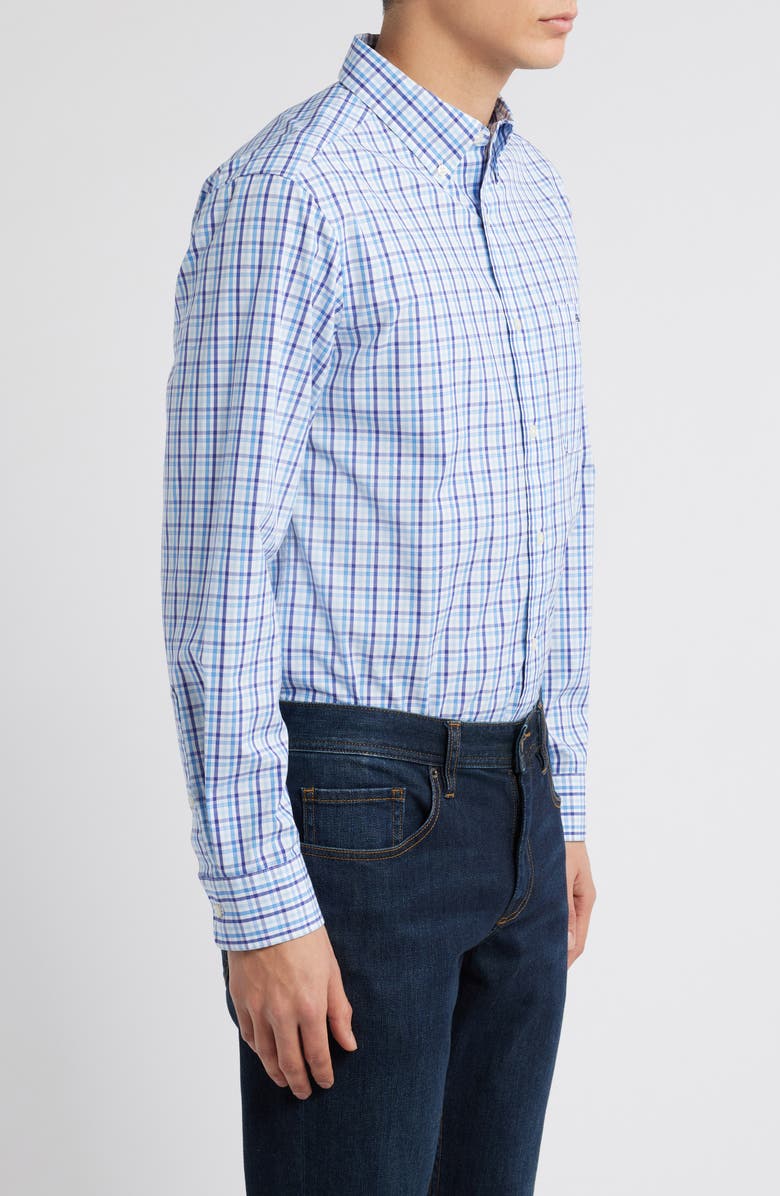 vineyard vines Kingstown Check Saltwater Wash Stretch Button-Down Shirt, Alternate, color, 