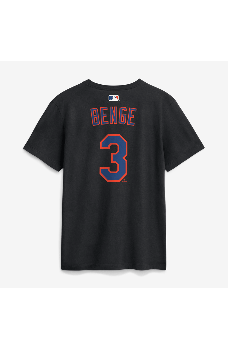 Nike Men's Nike Carson Benge Black New York Mets Name & Number T-Shirt, Alternate, color, Black