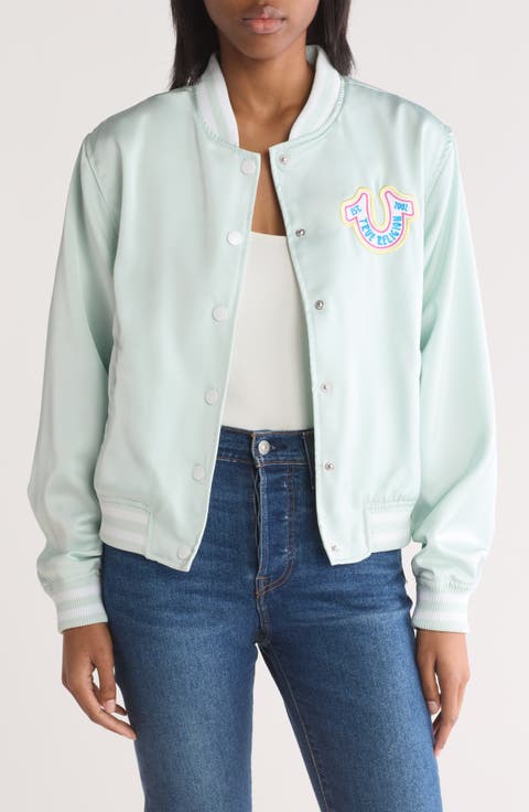 Satin Varsity Jacket