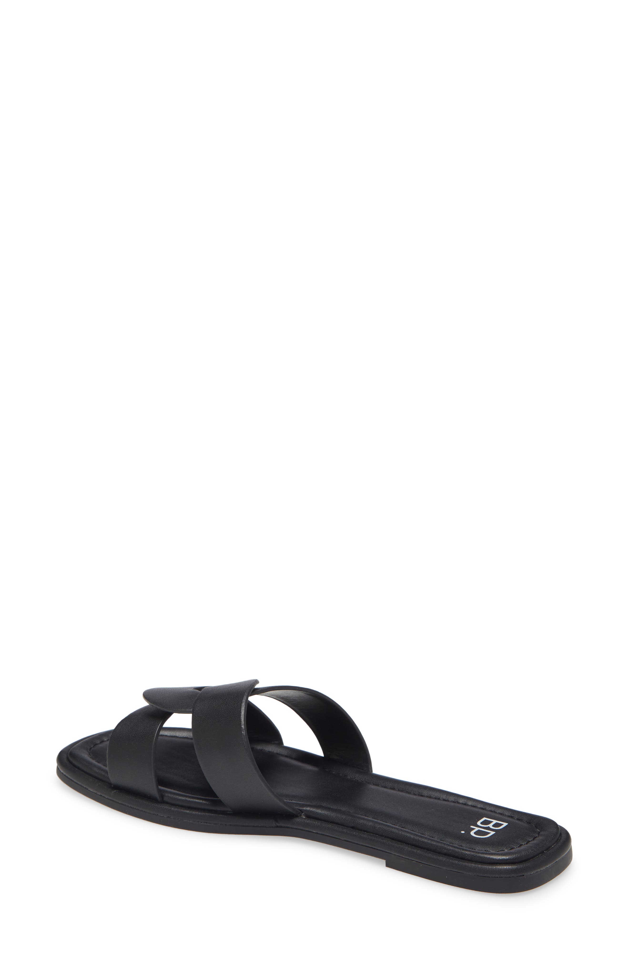 BP. Ariya Faux Leather Slide Sandal, Alternate, color, 