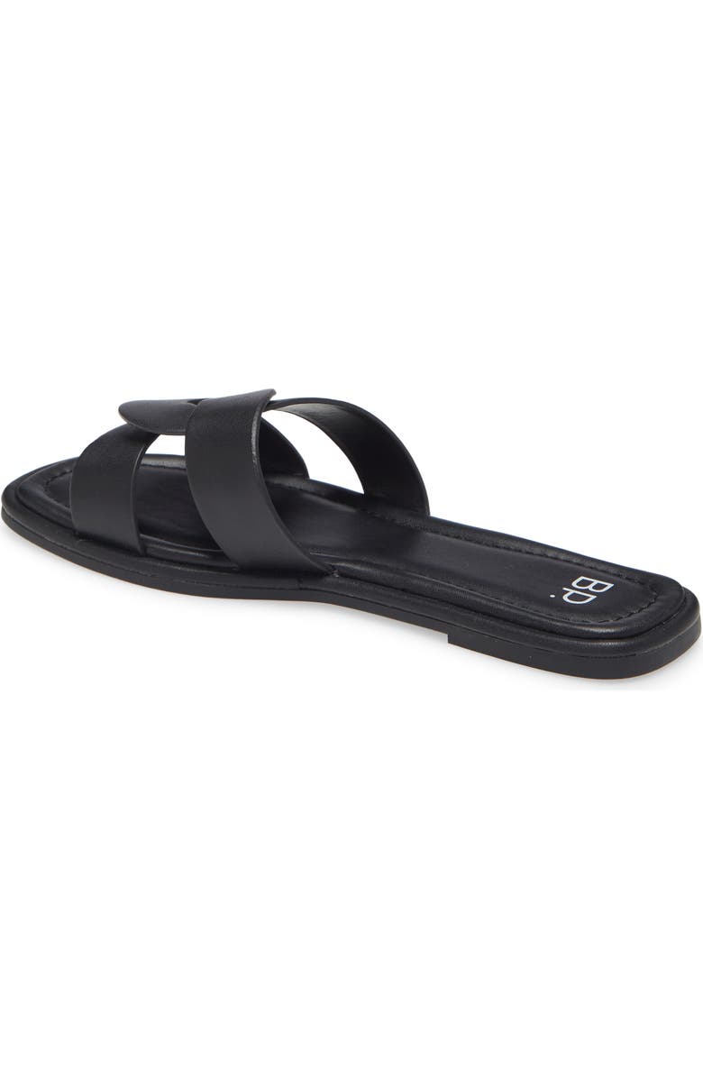 BP. Ariya Faux Leather Slide Sandal, Alternate, color,