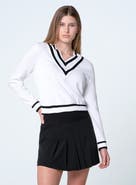 Lucky in Love Victory V-Neck Sweater