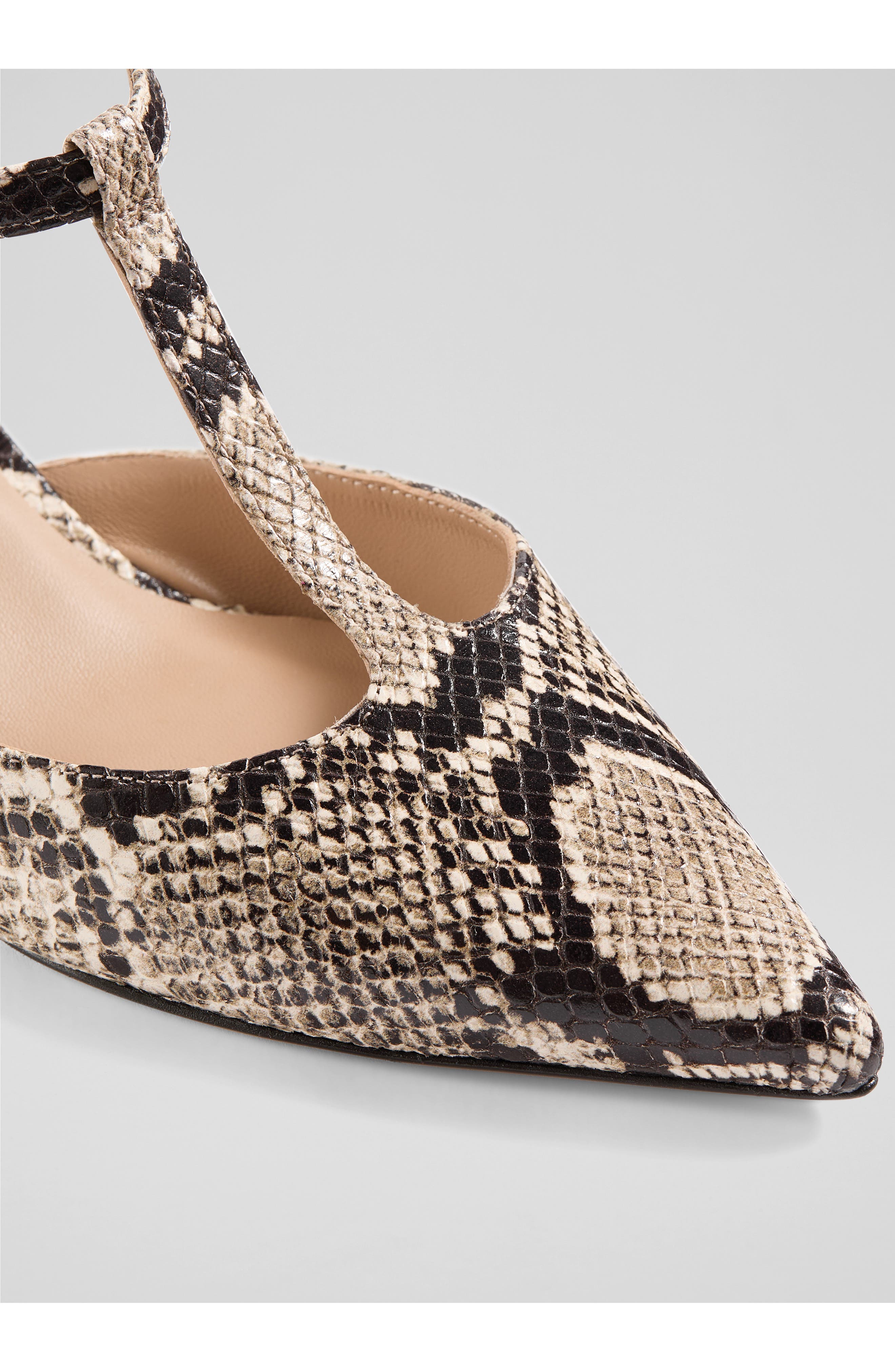 LK Bennett Mikayla T-Strap Pointed Toe Pump, Alternate, color, 