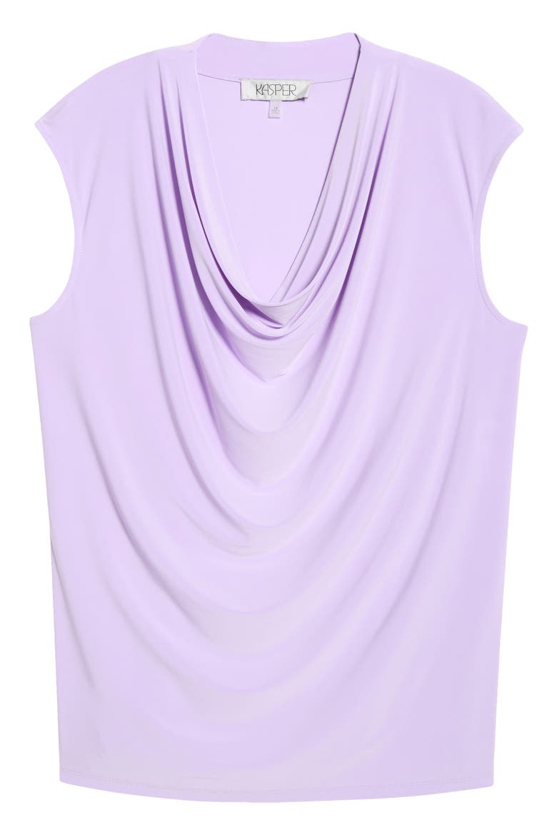Cowl Neck Cap Sleeve Top, Alternate, color, LAVENDER MIST