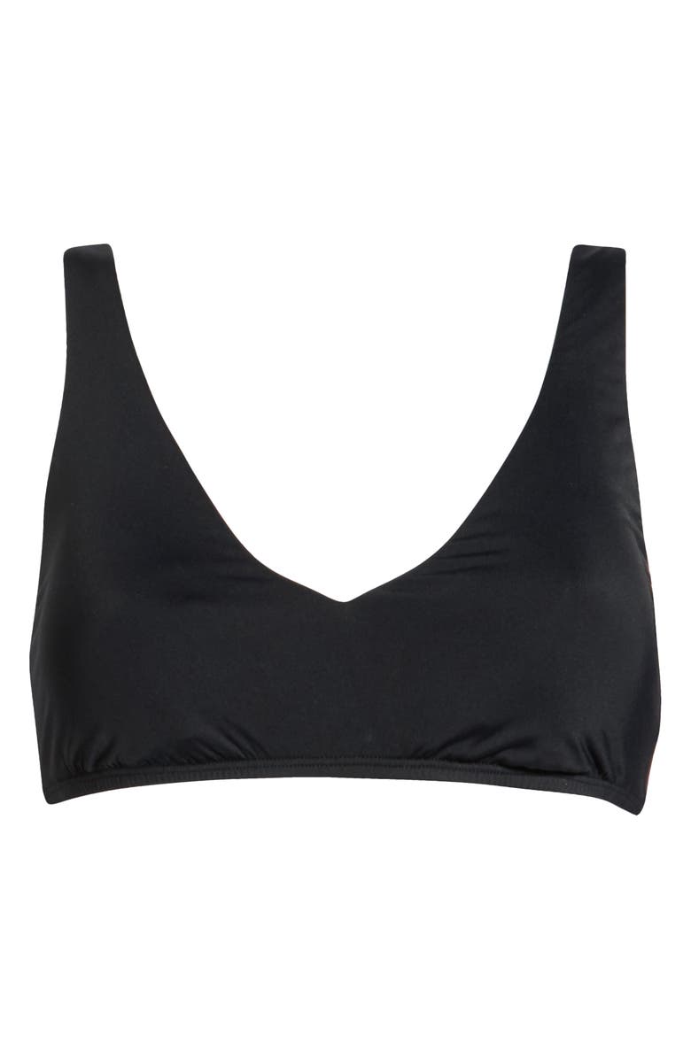 La Blanca V-Neck Bikini Top, Alternate, color, 