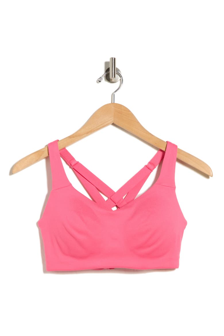 Willow Molded Sports Bra, Alternate, color, PINK FLAMBE