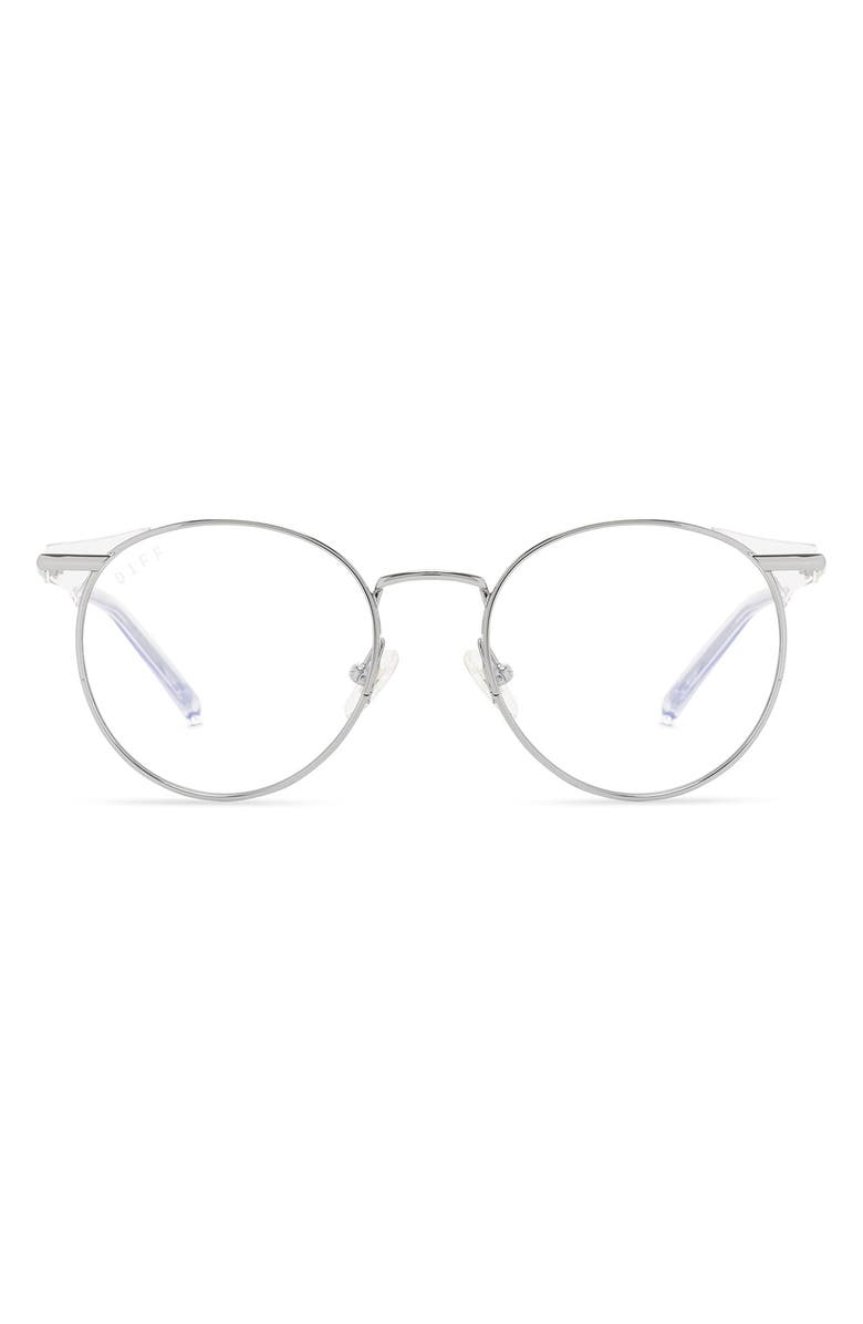 DIFF Summit 53mm Round Optical Glasses, Main, color, 