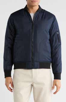 CARBON + CRAFT Padded Printed Bomber Jacket