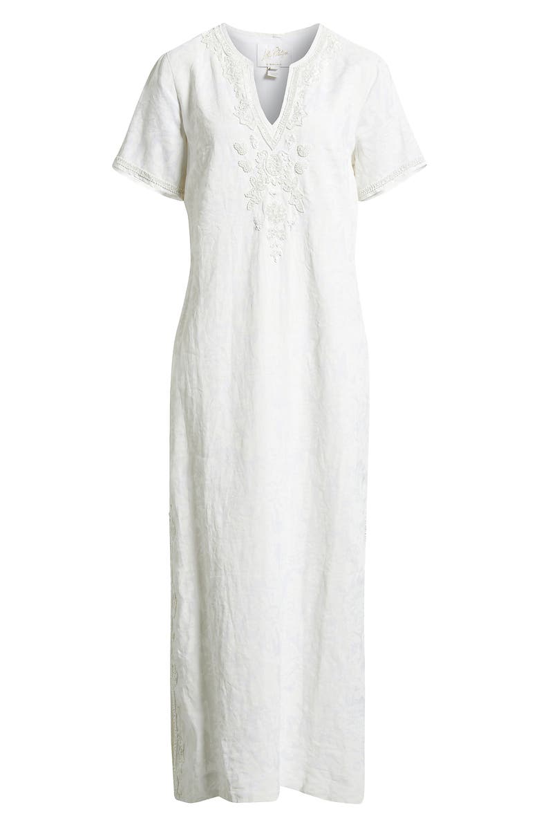 Lilly Pulitzer<sup>®</sup> Ariella Linen Maxi Dress, Alternate, color, Resort White