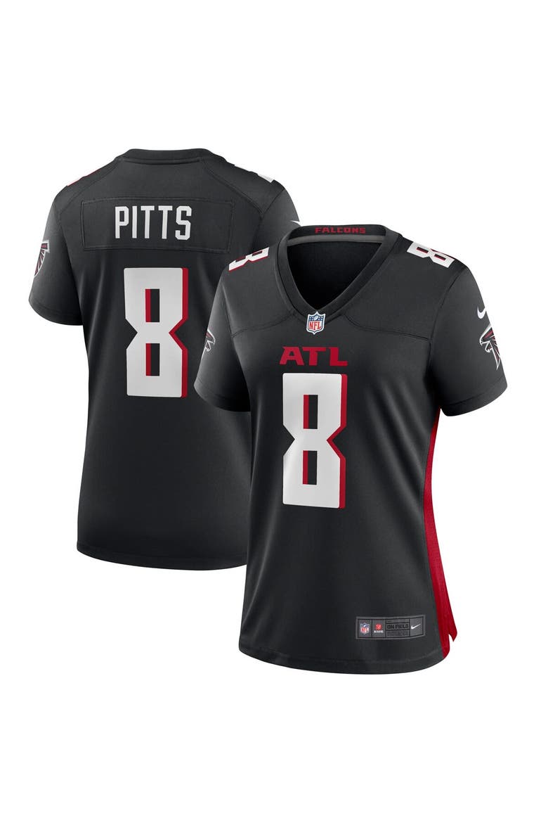 Women's Nike Kyle Pitts Black Atlanta Falcons 2021 NFL Draft First Round Pick Player Game Jersey, Main, color, Black