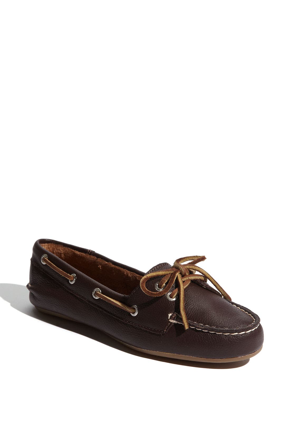 Sperry Top-Sider® 'Skiff' Moccasin Slip-On, Main, color, BROWN