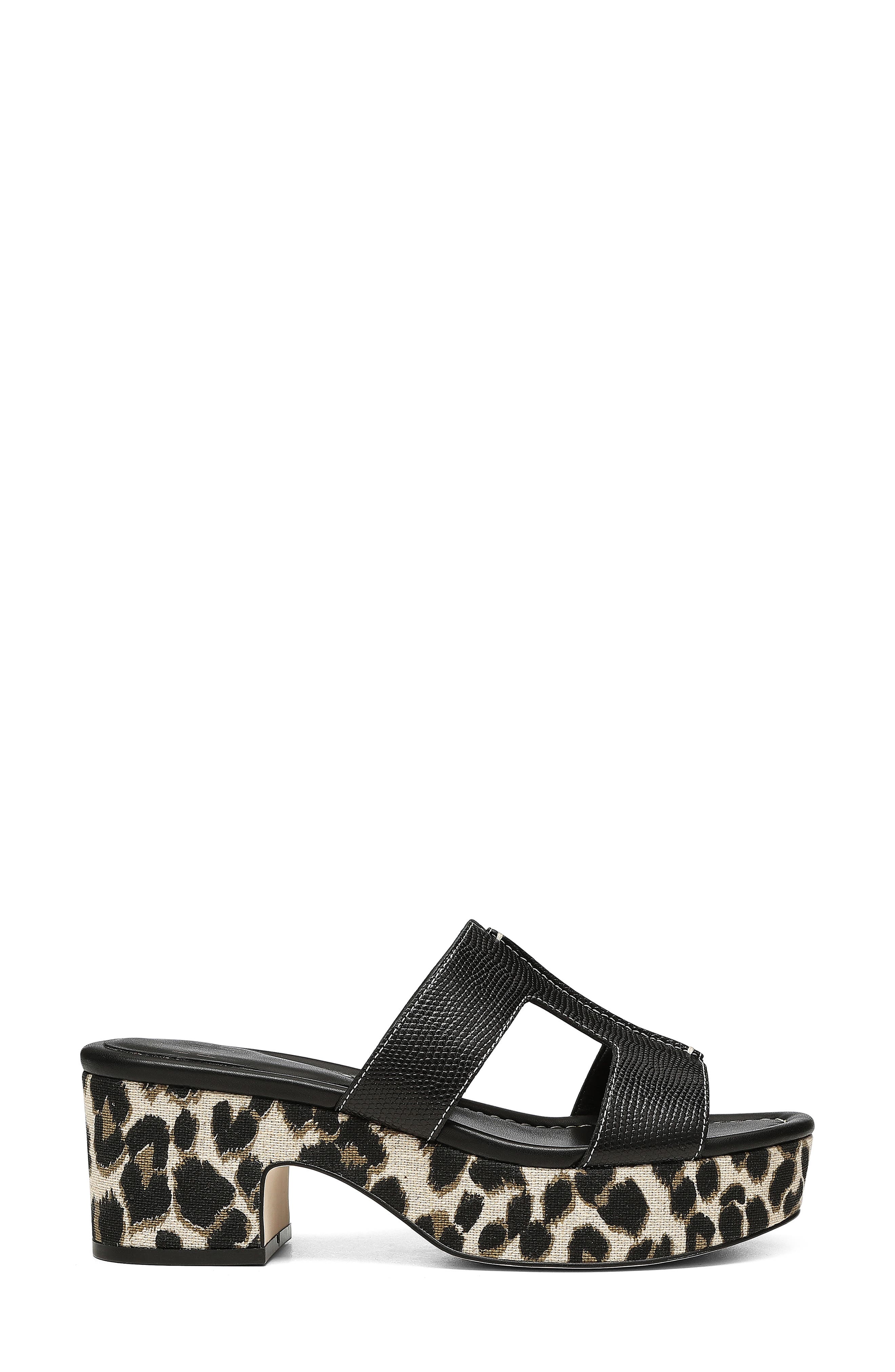 Donald Pliner Disco Lizard Embossed Platform Heeled Sandal, Alternate, color, 