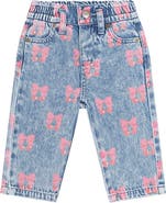 Huxbaby Dreamy Denim Cherry Paperbag Pant