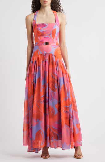 Hutch Aza A-Line Halter Dress