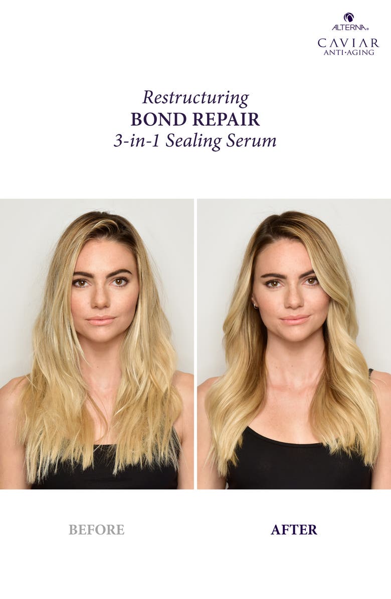 ALTERNA<sup>®</sup> Caviar Anti-Aging Restructuring Bond Repair 3-in-1 Sealing Serum, Alternate, color, 