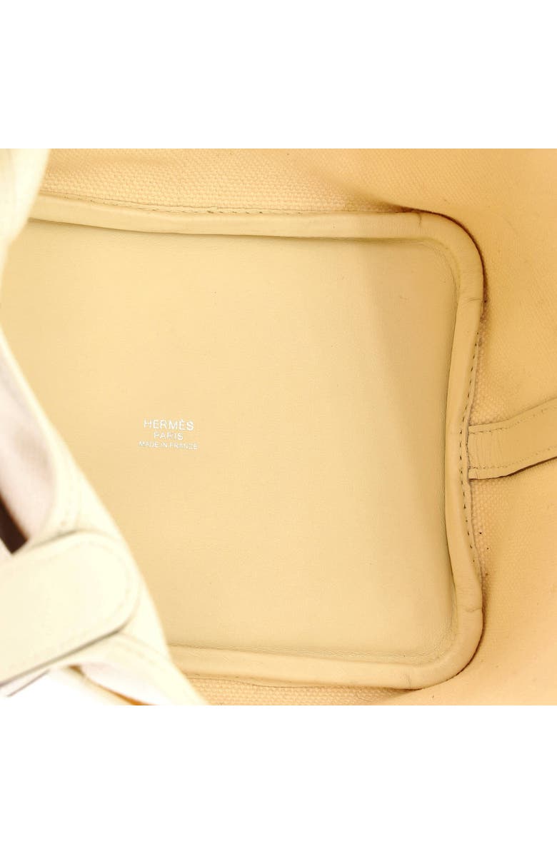 Pre-Owned Hermes Cargo Picotin Lock Bag Canvas and Swift PM, Alternate, color, Nata