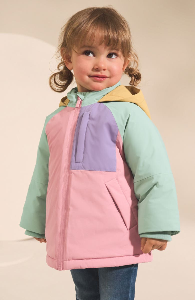 NEXT Kids' Colorblock Waterproof Jacket, Alternate, color, Multi