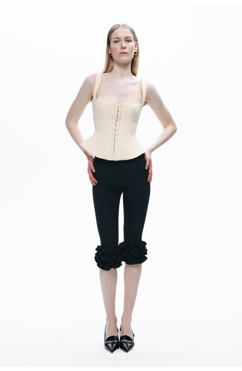 Nocturne Corset-Inspired Blouse, Alternate, color, 